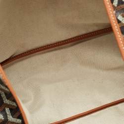 Goyard Brown Goyardine Coated Canvas and Leather Saint Louis PM Tote
