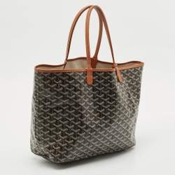 Goyard Brown Goyardine Coated Canvas and Leather Saint Louis PM Tote