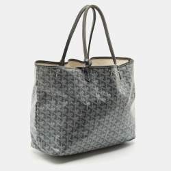 Goyard Grey Goyardine Coated Canvas Saint Louis PM Tote