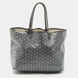 Goyard Grey Goyardine Coated Canvas Saint Louis PM Tote