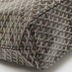 Goyard Brown Goyardine Coated Canvas Saint Louis PM Tote