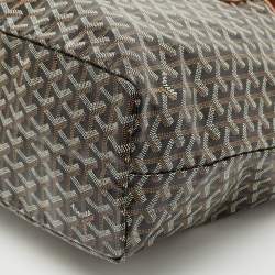 Goyard Brown Goyardine Coated Canvas Saint Louis PM Tote