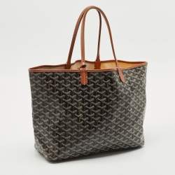 Goyard Brown Goyardine Coated Canvas Saint Louis PM Tote