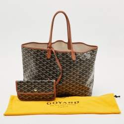 Goyard Brown Goyardine Coated Canvas Saint Louis PM Tote