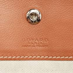 Goyard Brown Goyardine Coated Canvas Saint Louis PM Tote