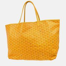 Goyard St.Louis GM Yellow Tote Bag
