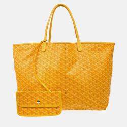 Goyard St.Louis GM Yellow Tote Bag