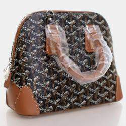Goyard Vendome Mini Goyardine Canvas Satchel Bag