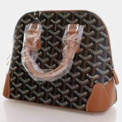 Goyard Vendome Mini Goyardine Canvas Satchel Bag