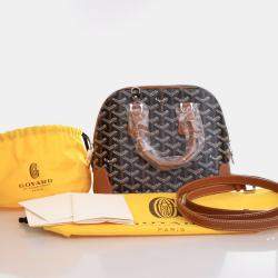 Goyard Vendome Mini Goyardine Canvas Satchel Bag