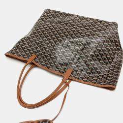 Goyard Black Brown PVC Saint Louis GM bag