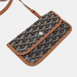 Goyard Black Brown PVC Saint Louis GM bag