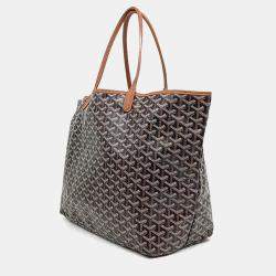 Goyard Black Brown PVC Saint Louis GM bag