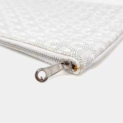 Goyard White PVC Sena MM bag