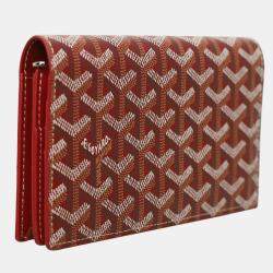 Goyard Richelieu Red Long Wallet