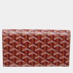 Goyard Richelieu Red Long Wallet