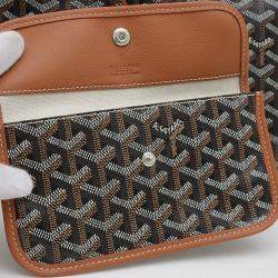 Goyard Saint Louis Pm Tote Bag Goyardine Canvas Brown