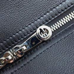 Goyard Bourgogne Black PVC and Leather Tote Bag