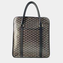 Goyard Tote Bag Burgundy Black