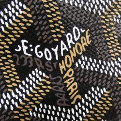 Goyard Saint Louis PM Black Goyardine Canvas Handbag