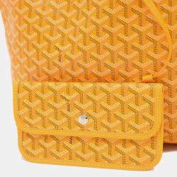 Goyard Saint Louis Pm Tote Bag Goyardine Canvas Yellow
