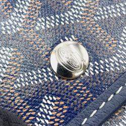 Goyard Saint Louis PM Navy Canvas Tote Bag