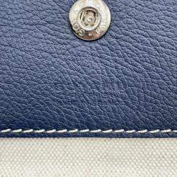 Goyard Saint Louis PM Navy Canvas Tote Bag