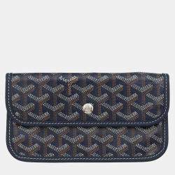 Goyard Saint Louis PM Navy Canvas Tote Bag
