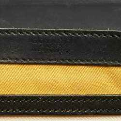 Goyard Black Coated Canvas and Leather PM Saigon Top Handle Bag