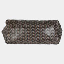 Goyard Black Goyardine Canvas French Bulldog Saint Louis GM