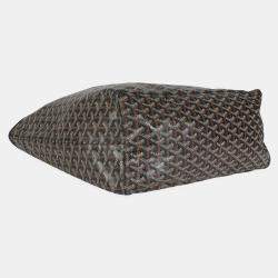 Goyard Black Goyardine Canvas French Bulldog Saint Louis GM