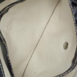 Pre Owned Goyard Blue Goyardine Canvas St. Louis GM Bag