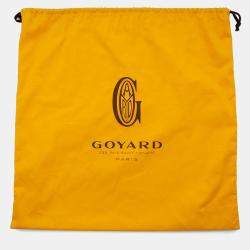 Pre Owned Goyard Villette PM Ocean Blue Canvas and Leather Shoulder Bag