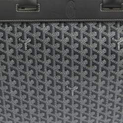 Pre Owned Goyard Grey Goyardine Coated Canvas Bellechasse GM Tote