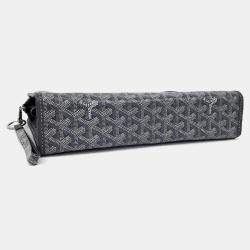 Pre Owned Goyard Grey PVC Juvance GM + Keyring
