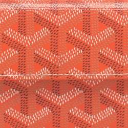 مملوكة مسبقًا Goyard Orange Goyardine Coated Canvas and Leather Marigny Wallet