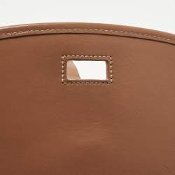 Pre Owned Goyard Brown Goyardine Coated Canvas Belvedere ll PM Bag