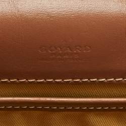 Pre Owned Goyard Brown Goyardine Coated Canvas Belvedere ll PM Bag