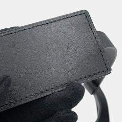 Pre Owned Goyard Menodiaire Black Pvc Leather Trunk Shoulder Bag