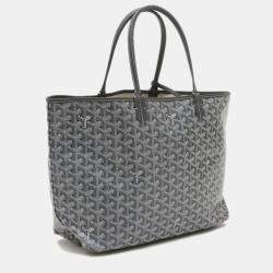 Pre Owned Goyard Saint Louis PM  Goyardine Canvas Tote Bag