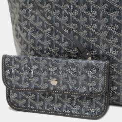 Pre Owned Goyard Saint Louis PM  Goyardine Canvas Tote Bag