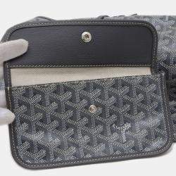 Pre Owned Goyard Saint Louis PM  Goyardine Canvas Tote Bag