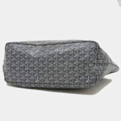 Pre Owned Goyard Saint Louis PM  Goyardine Canvas Tote Bag