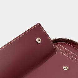 Pre Owned Goyard Red Goyardine Opera Travel Wallet