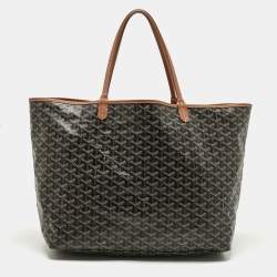 Goyard Grey Goyardine Coated Canvas and Leather Saint Louis