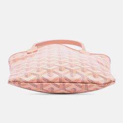 Pre Owned Goyard Poitiers Claire Voie Pink Goyardine Shoulder Bag