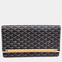 Pre Owned Goyard Black Monte Carlo Clutch