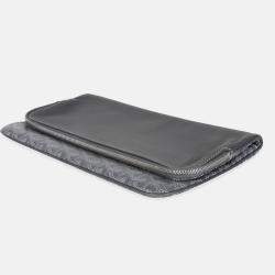 Pre Owned Goyard Grey Goyardine Canvas Sainte Marie Soft Clutch