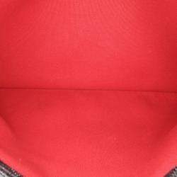 Pre Owned Goyard Sainte Marie Black Goyardine Canvas Crossbody Bag