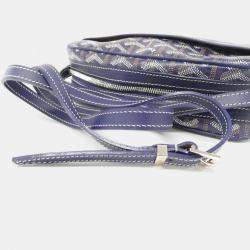 Pre Owned Goyard Cap Vert Grey Goyardine Coated Canvas Shoulder Bag